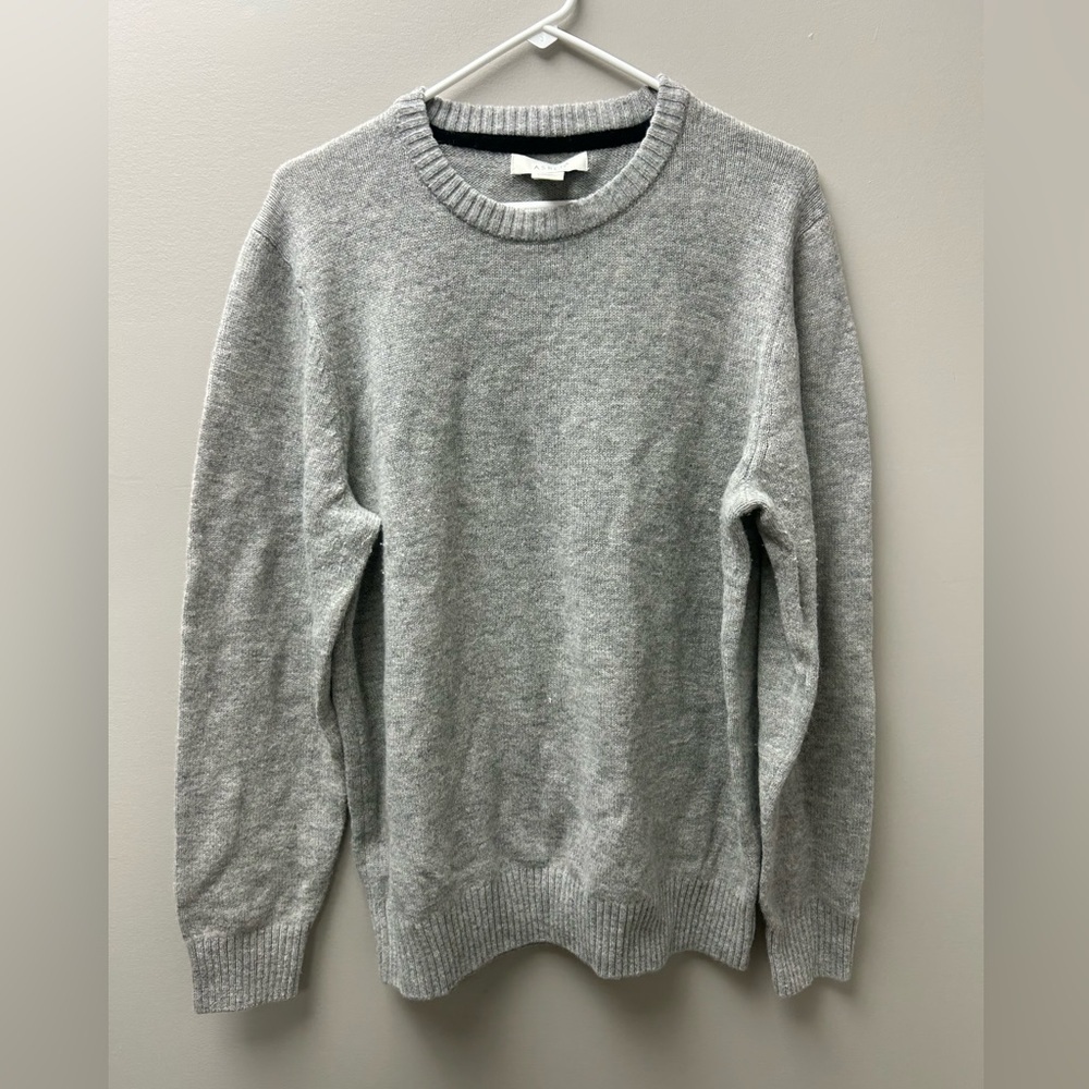 Aspen Men’s Grey Lambswool‎ Knit Sweater